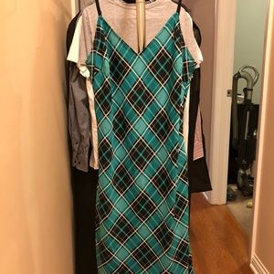 Michael Kors plaid dress